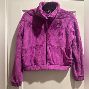 The North Face Girls Dark Fuchsia Teddy Jacket